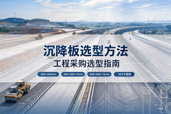 红山沉降板选择方法