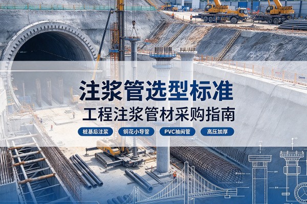 红山注浆管选型标准