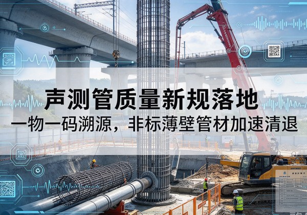 红山声测管质量新规落地，一物一码溯源，非标薄壁管材加速清退