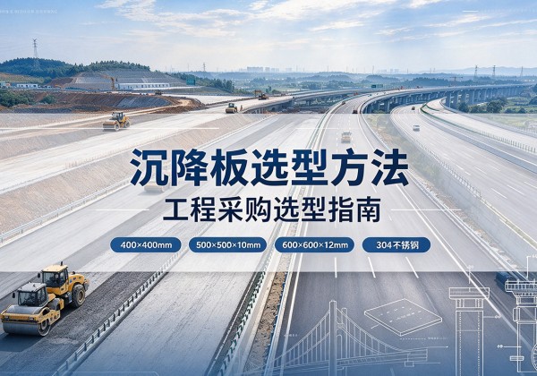 红山沉降板选择方法
